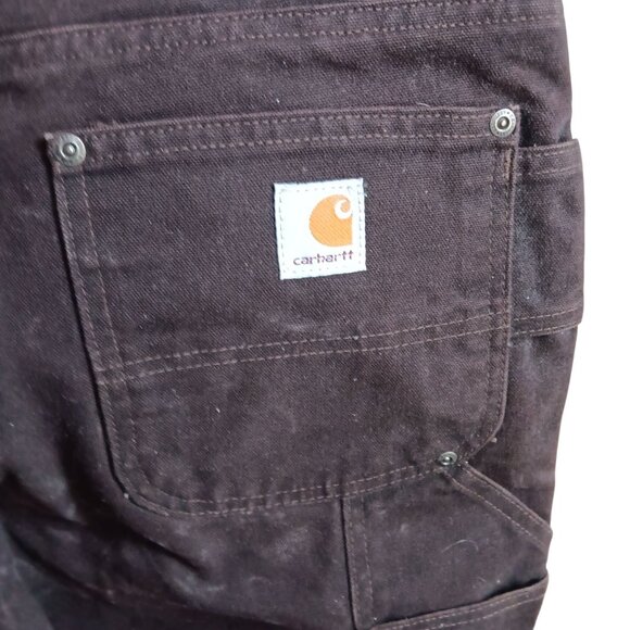 Carhartt Womens Double Knee Work Jeans 16x32 Utility Jeans Vintage 90's Mexico - Picture 3 of 6